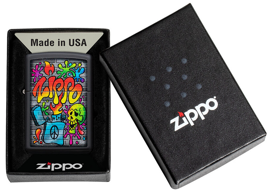 diseño de arte callejero de zippo