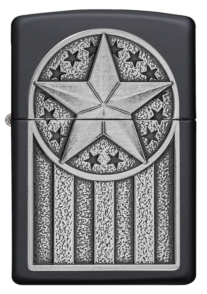 emblema de metal americano