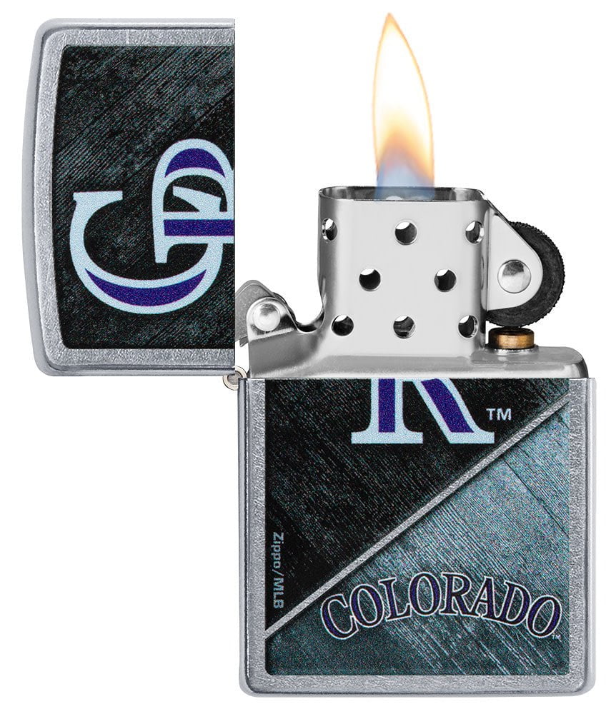 diseño de bloques de color de los colorado rockies de la mlb