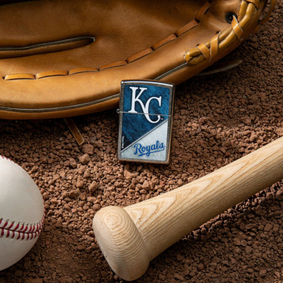 diseño de bloques de color de los kansas city royals de la mlb