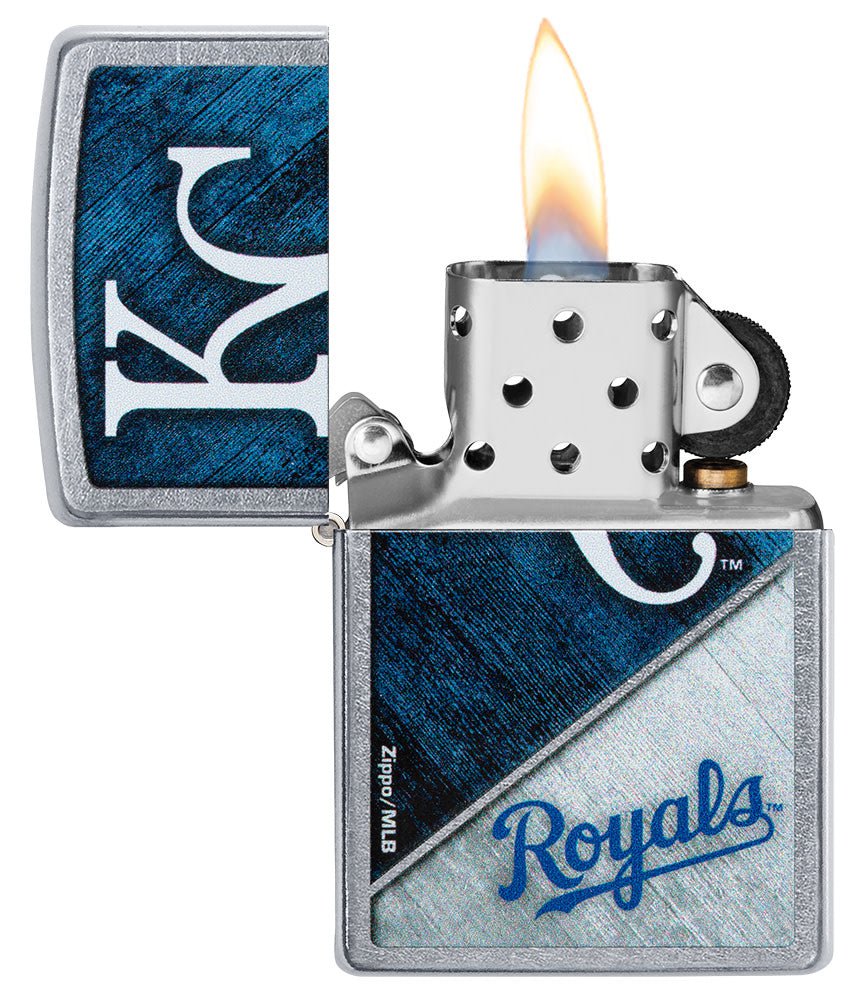 diseño de bloques de color de los kansas city royals de la mlb