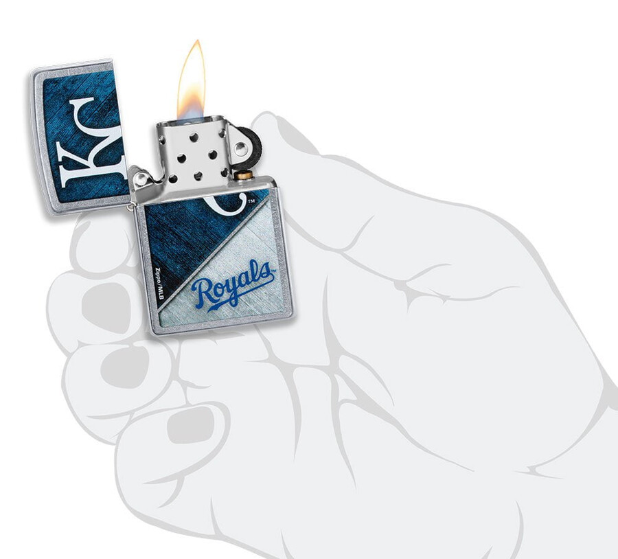 diseño de bloques de color de los kansas city royals de la mlb