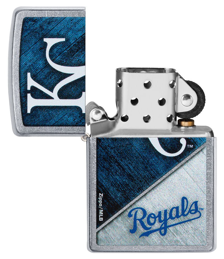 diseño de bloques de color de los kansas city royals de la mlb
