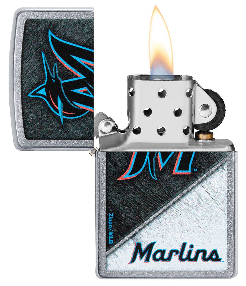 diseño de bloques de color de los miami marlins de la mlb