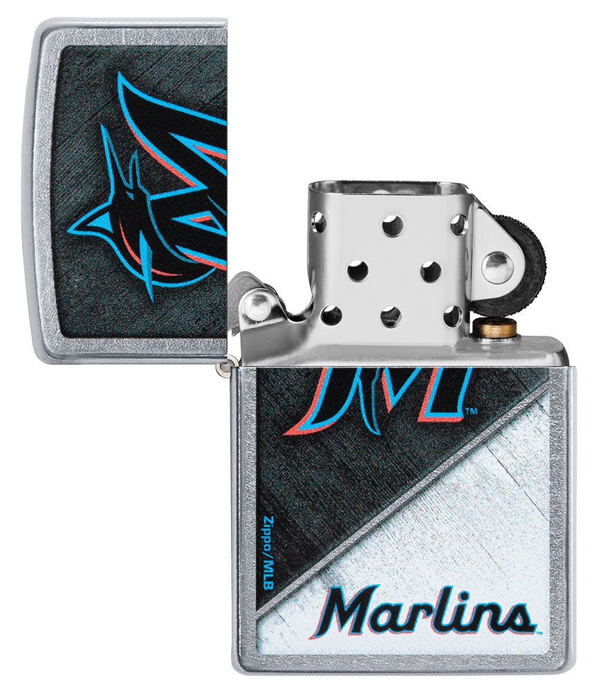 diseño de bloques de color de los miami marlins de la mlb
