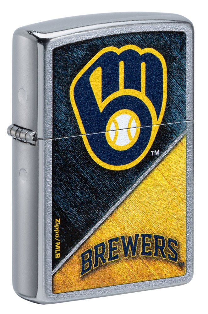 diseño de bloques de color de los milwaukee brewers de la mlb