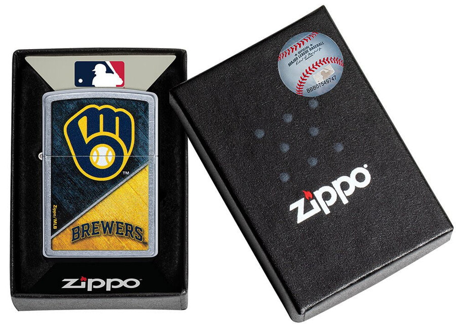 diseño de bloques de color de los milwaukee brewers de la mlb