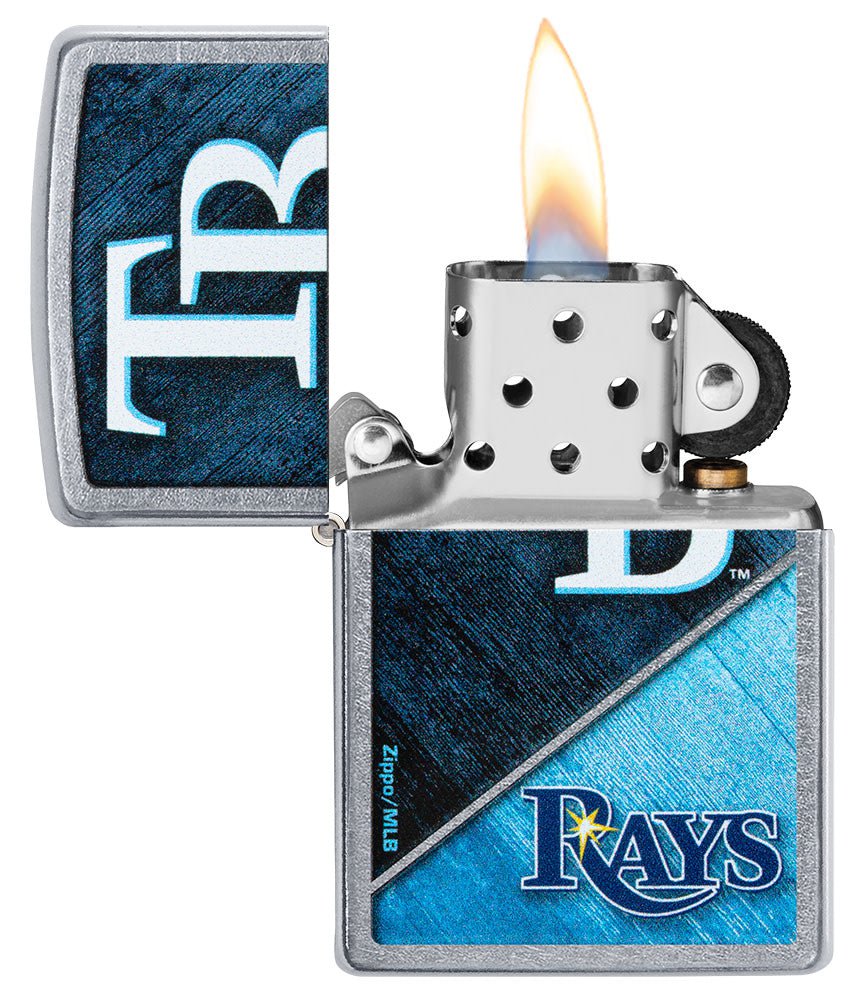 diseño de bloques de color de los tampa bay rays de la mlb