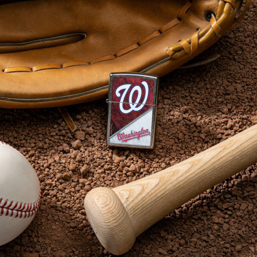 diseño de bloques de color de los washington nationals de la mlb