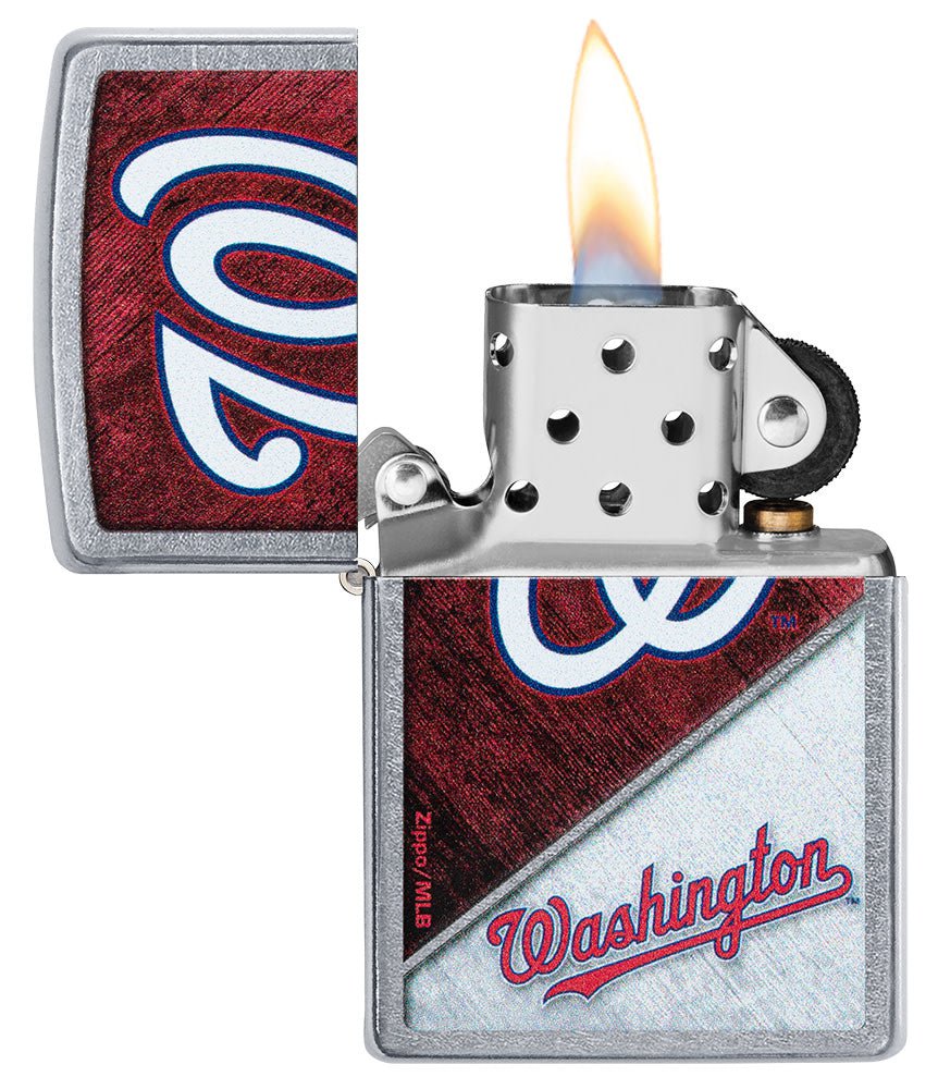 diseño de bloques de color de los washington nationals de la mlb