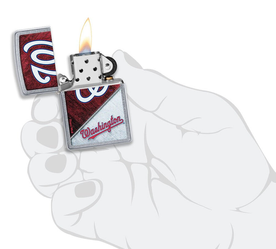 diseño de bloques de color de los washington nationals de la mlb