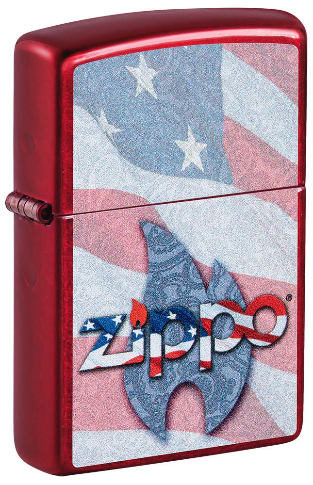 diseño de bandera zippo