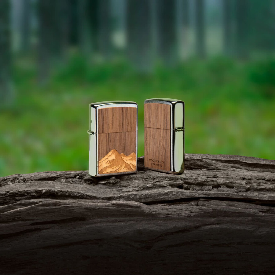 emblema de las montañas woodchuck usa