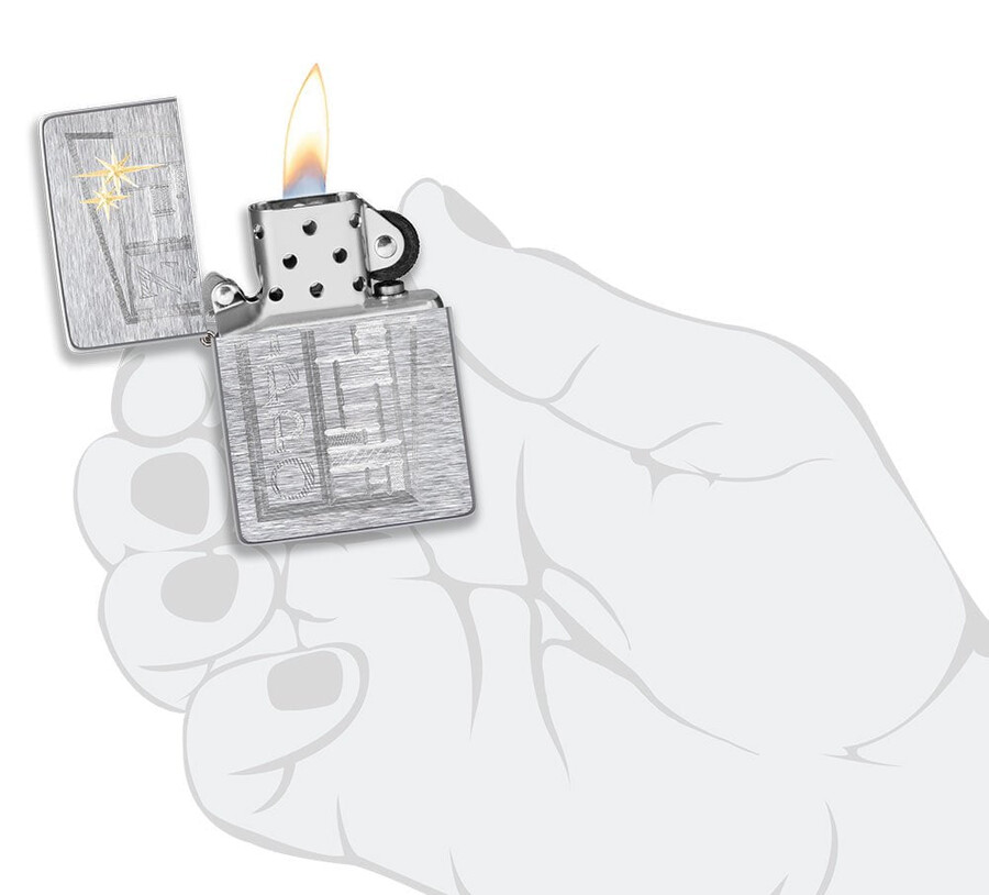 diseño retro de zippo