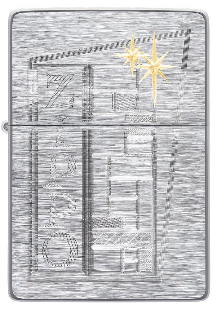 diseño retro de zippo