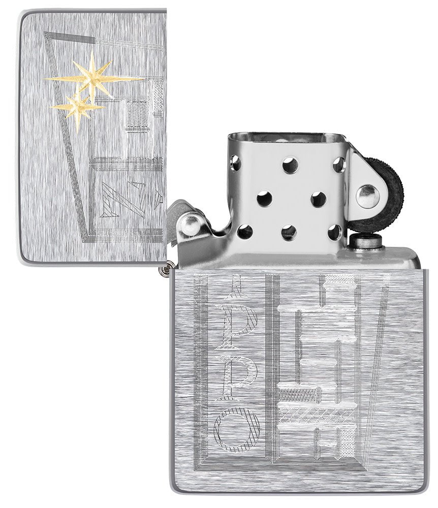 diseño retro de zippo