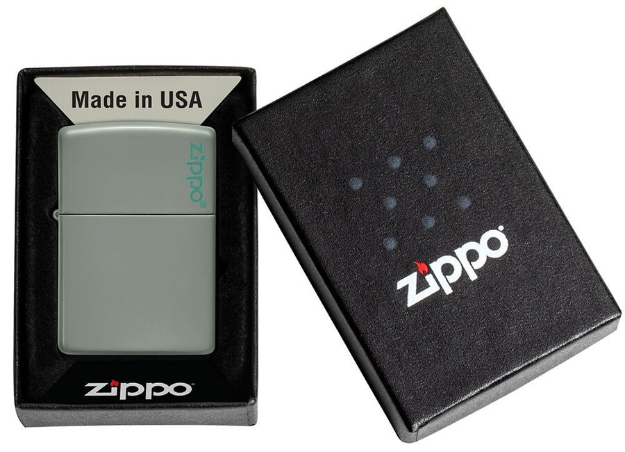 logotipo clásico de zippo sage