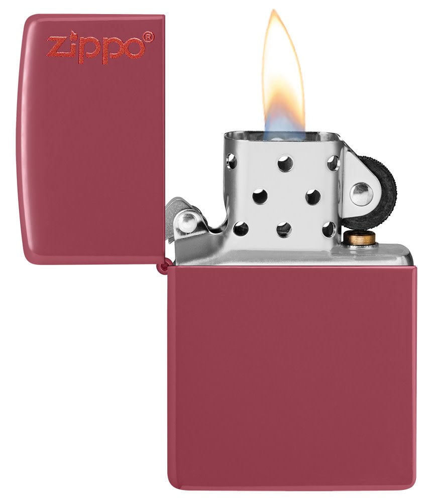 logotipo clásico de zippo en ladrillo