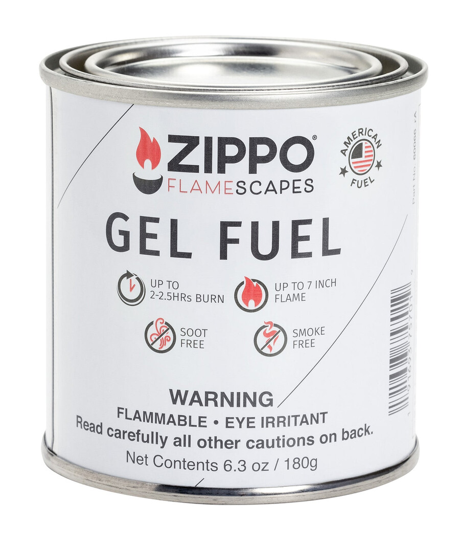 combustible en gel zippo flamescapes 180 g paquete de 6 estándar