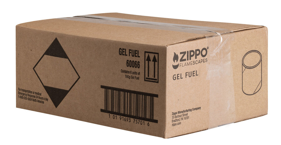 combustible en gel zippo flamescapes 180 g paquete de 6 estándar