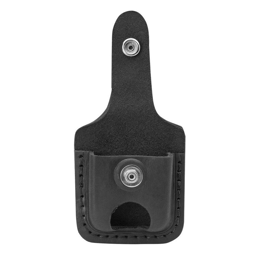 bolsa para encendedor negra - muesca para el pulgar
