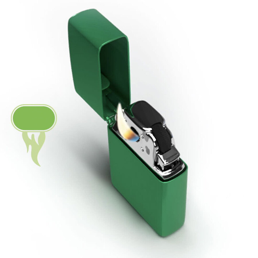 inserto para encendedor de butano con llama amarilla