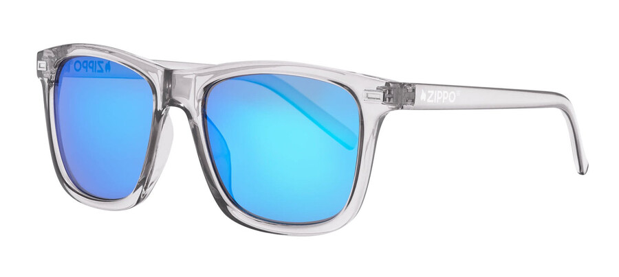 gafas de sol angulares transparentes