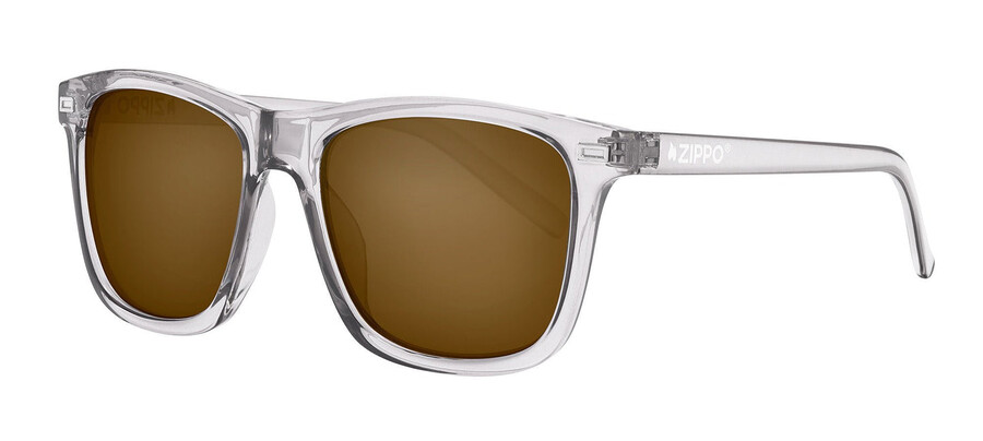 gafas de sol angulares transparentes