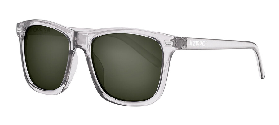 gafas de sol angulares transparentes