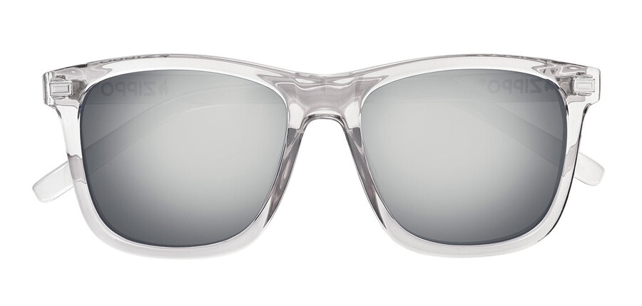 gafas de sol angulares transparentes