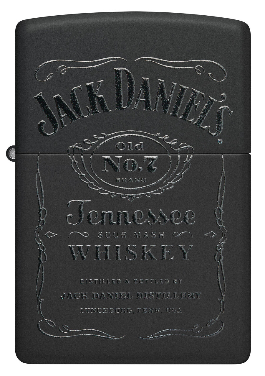 set de regalo de encendedor y funda jack daniels