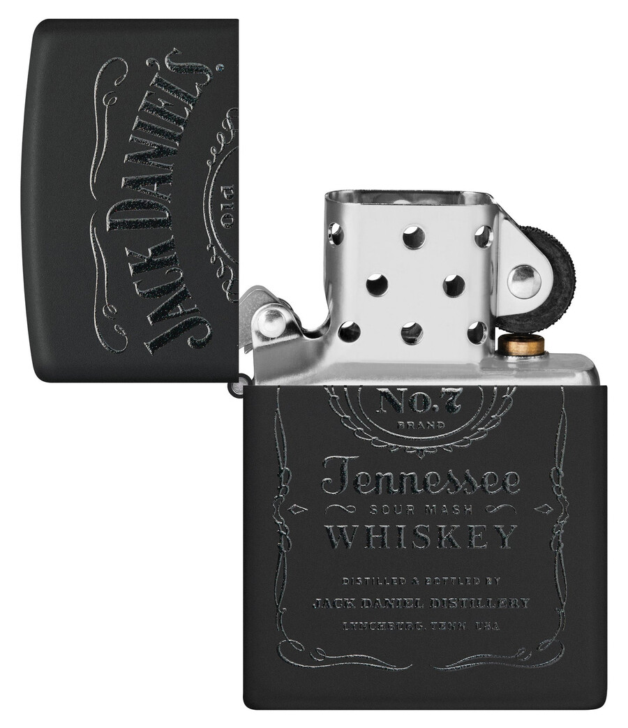set de regalo de encendedor y funda jack daniels