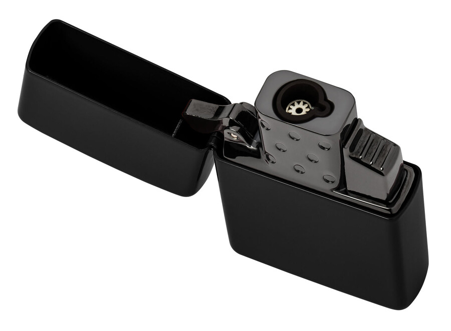 inserto para encendedor de butano de una sola antorcha - negro